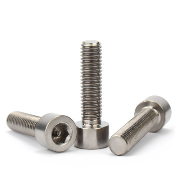 ASTM B348 Titanium Full Thread Hexagon Head Bolts GR1 / GR2 For Industrial Equipment