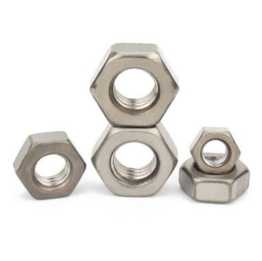 ASTM B348 Titanium Full Thread Hexagon Head Bolts GR1 / GR2 For Industrial Equipment