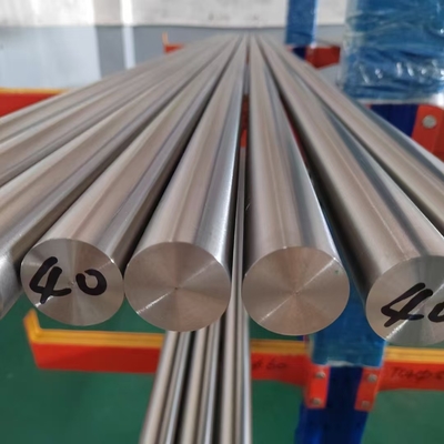 Titanium Round Bar Forgings Rolling Polished ASTM B348 ASTM F136 Annealed with 4.51 g/cm3 Density and Customizable Length