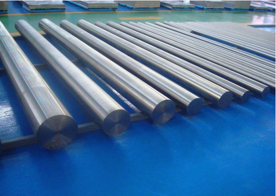 Titanium Round Bar Forgings Rolling Polished ASTM B348 ASTM F136 Annealed with 4.51 g/cm3 Density and Customizable Length