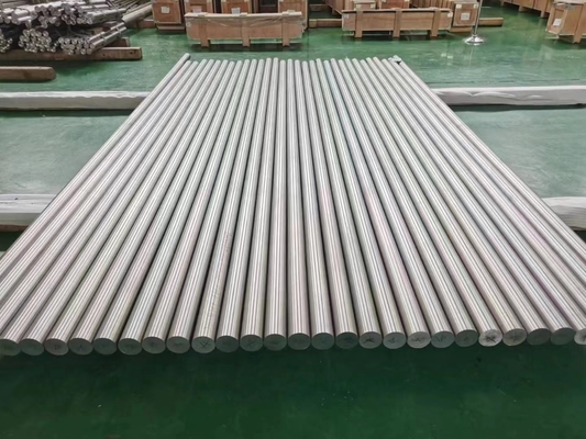 Titanium Round Bar Forgings Rolling Polished ASTM B348 ASTM F136 Annealed with 4.51 g/cm3 Density and Customizable Length