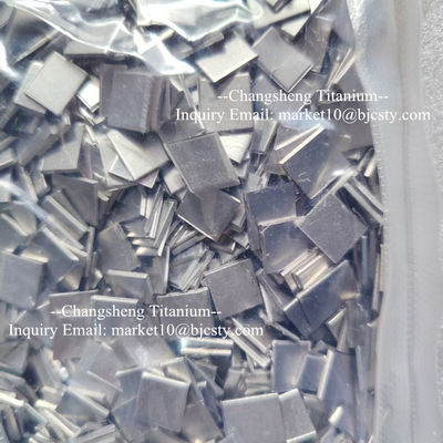 99.95% Niobium Particles Nb Sheet Smelting Additives 10mmx10mmx1mm