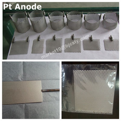 ASTM B338 Approved Black Electronic Titanium Anode / Custom Titanium Partss for Precision Welding