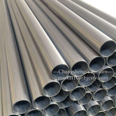 ASME SB-338 GR 7 Titanium Tube Boiler Wall Thickness 0.89mm Annealed Titanium Straight Tube