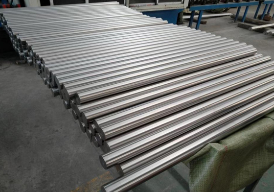 Titanium Round Bar Forgings Rolling Polished ASTM B348 ASTM F136 Annealed with 4.51 g/cm3 Density and Customizable Length
